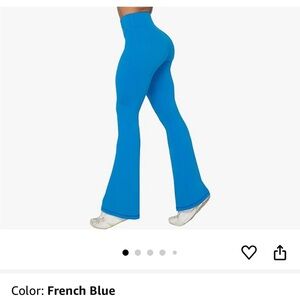 Sunzel Flare Leggings, Crossover Yoga Pants with Tummy Control High-Waisted